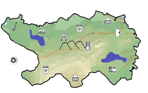 Map of Cooker Island