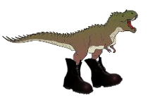 Big-footed dinosaur