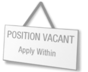 Position vacant sign
