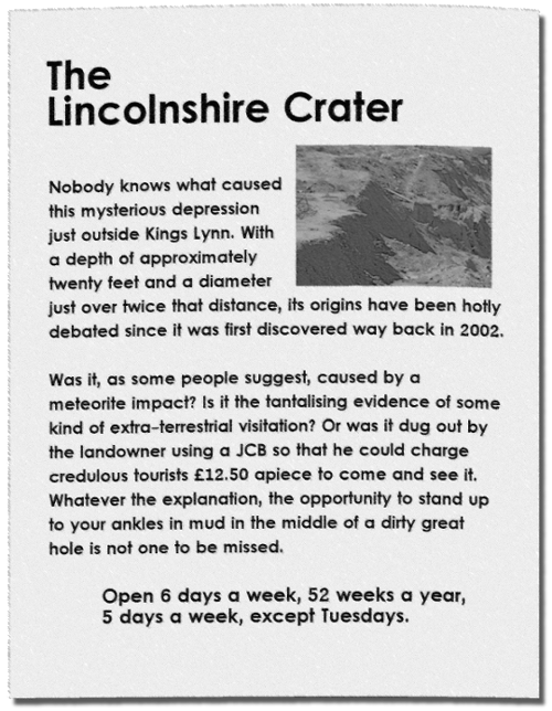 The Lincolnshire Crater