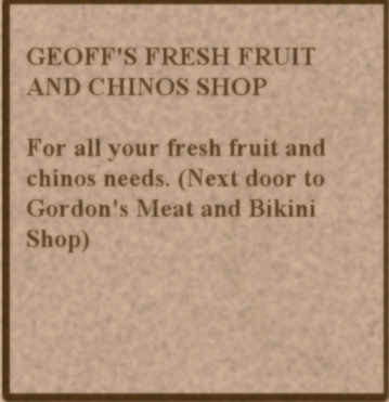 Geoff's Fresh Fruit and Chinos