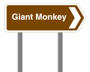 Sign to Giant Monkey
