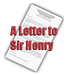 A Letter to Sir Henry